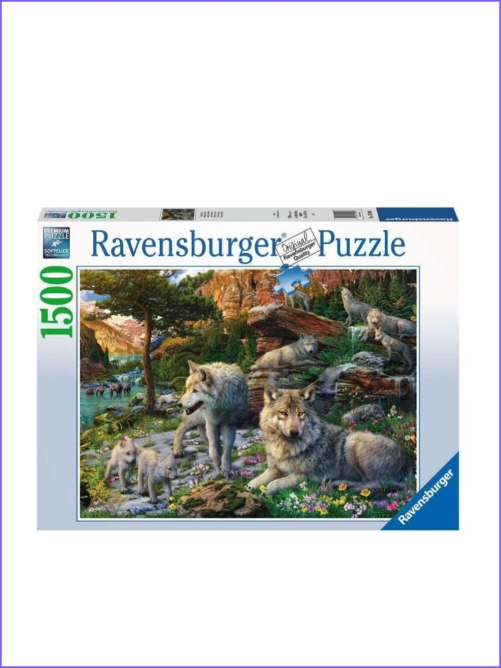 Ravensburger 1500pcs Puzzle-Wolves In Spring  | Adult Puzzles New In Box